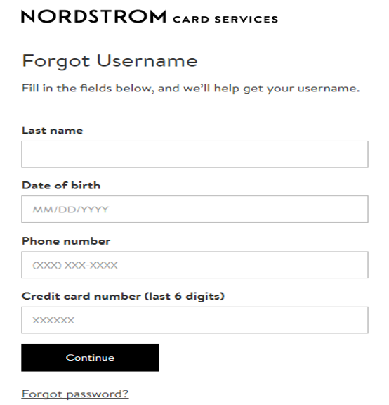 Nordstorm card services