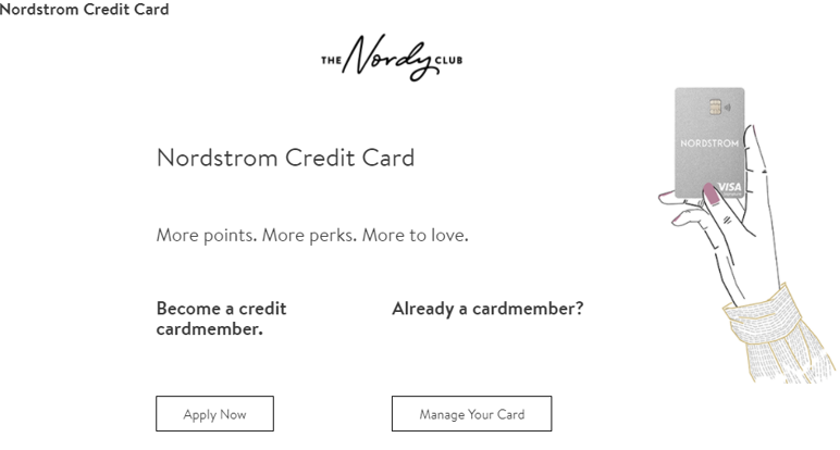 Nordstrom credit card login
